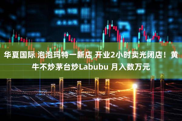 华夏国际 泡泡玛特一新店 开业2小时卖光闭店!黄牛不炒茅台炒Labubu 月入数万元